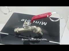 3 / 4 или 1/2 дюймовый латунный шаровой клапан садовый кран наружный клапан Bibcock