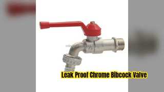 Сверхмощный хромированный клапан Bibcock для контроля воды на кухне